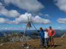 Thomas, Birgit und ich am Monte Cavallo di Pontebba, 2.240 m