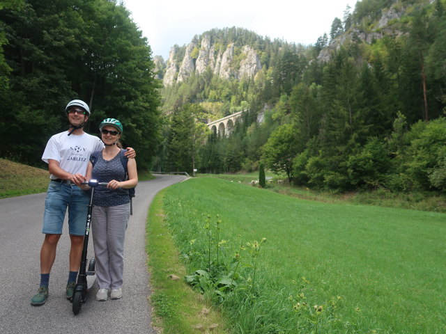 Ich und Sabine im Adlitzgraben