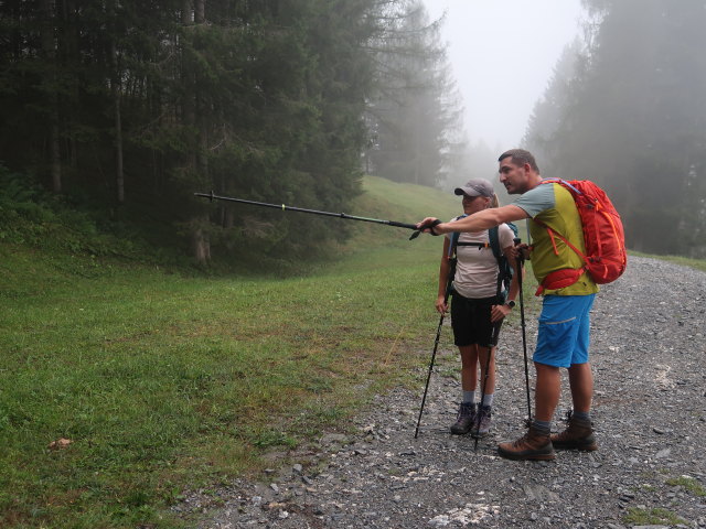 Sarah und Georg zwischen Klamm und Lindlreitalm