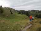 Georg und Sarah zwischen Hasseckalm und Kleinem Paarsee