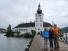 Mama, Sabine und ich beim Seeschloss Ort, 425 m