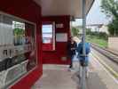 Sabine und Mama im Seebahnhof Gmunden, 425 m