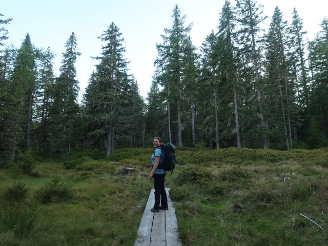 Sabine zwischen Esseralm und Bonner Hütte (2. Sep.)