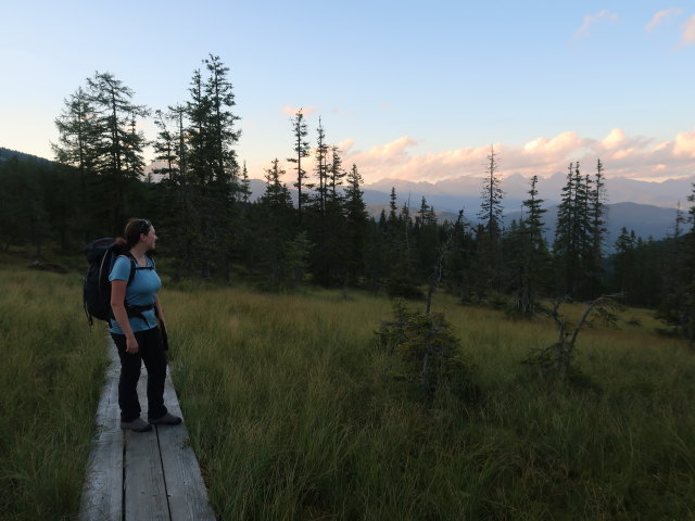 Sabine zwischen Esseralm und Bonner Hütte (2. Sep.)