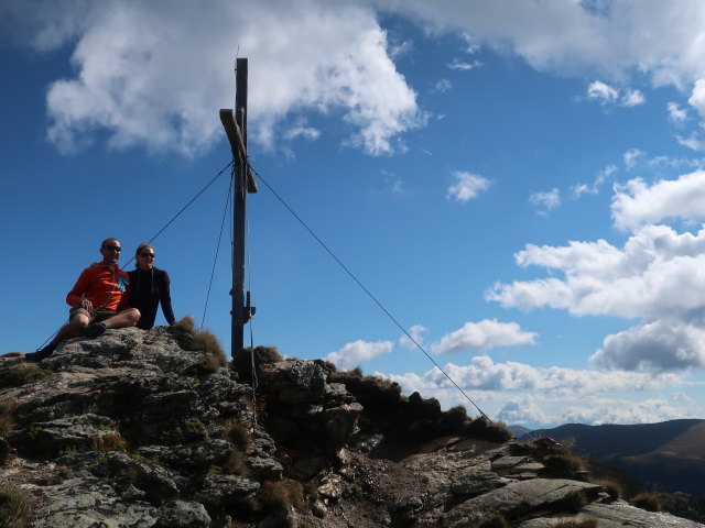 Ich und Sabine am Kleinen Königstuhl, 2.254 m (4. Sep.)