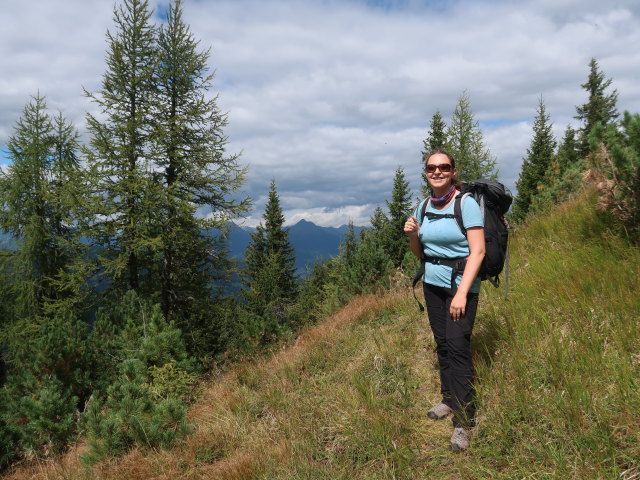 Sabine zwischen Windriegel und Gstoßlacke (4. Sep.)