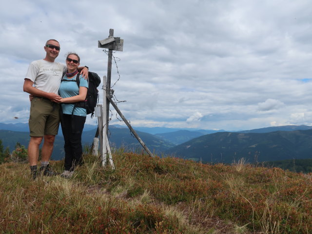 Ich und Sabine zwischen Gstoßlacke und Heinererhütte (4. Sep.)