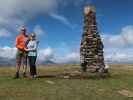 Ich und Sabine auf der Schwarzwand, 2.214 m (3. Sep.)