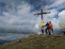 Sabine und ich auf der Gaipahöhe, 2.192 m (3. Sep.)