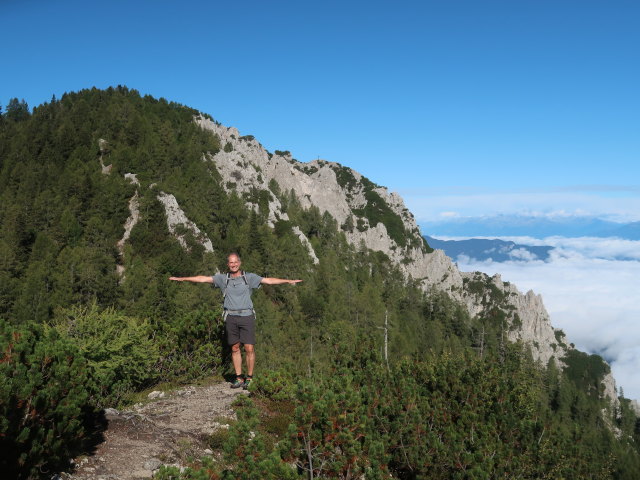 Frank zwischen Mitzl-Moitzl-Hütte und Schwarzkogel