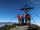 Ich, Larissa und Frank am Schwarzkogel, 1.842 m