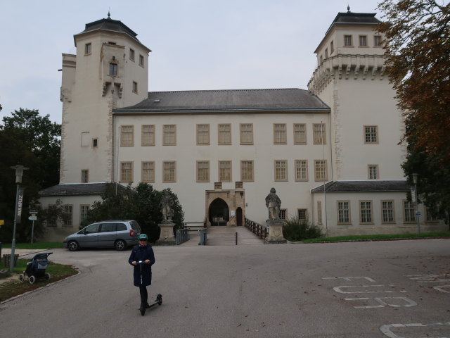 Sabine beim Schloss Asparn/Zaya