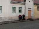 Ich, Sabine, Annamarie und Roberto am Hauptplatz