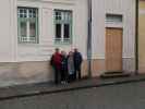 Ich, Sabine, Annamarie und Roberto am Hauptplatz