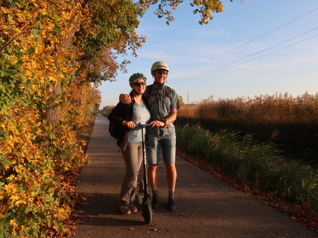 Sabine und ich zwischen Sollenau und Leobersdorf