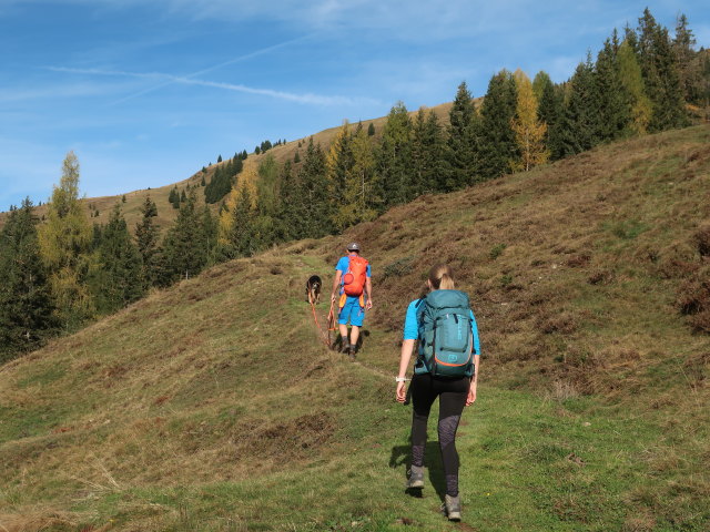 Georg und Sarah zwischen Grund und Großellmaualm