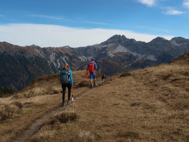 Sarah und Georg zwischen Gründeck und Loosbichlalm