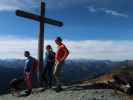 Georg, Sarah und ich am Gründeck, 2.168 m