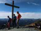 Georg, Sarah und ich am Gründeck, 2.168 m