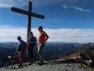 Georg, Sarah und ich am Gründeck, 2.168 m