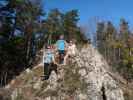 Sabine, Thomas und Kathrin zwischen Am Gelände und Hausstein