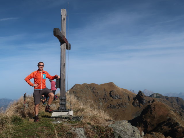 Ich auf der Sonnspitze, 2.062 m (30. Okt.)