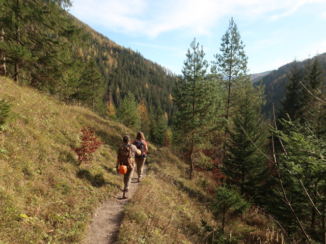 Manuel und Hannelore zwischen Teufelsbr&uuml;cke und Gollradbach