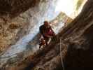 Tristans Kirchboden-Klettersteig: Manuel und Hannelore in der Höhle