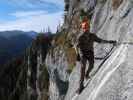 Klettersteig 'Felix' Himmelsleiter': Manuel mit 'Luft unter den Sohlen'