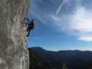 Klettersteig 'Felix' Himmelsleiter': Manuel am Spiegel