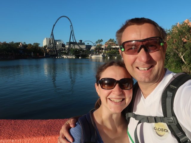 Sabine und ich in Universal's Islands of Adventure (4. Nov.)