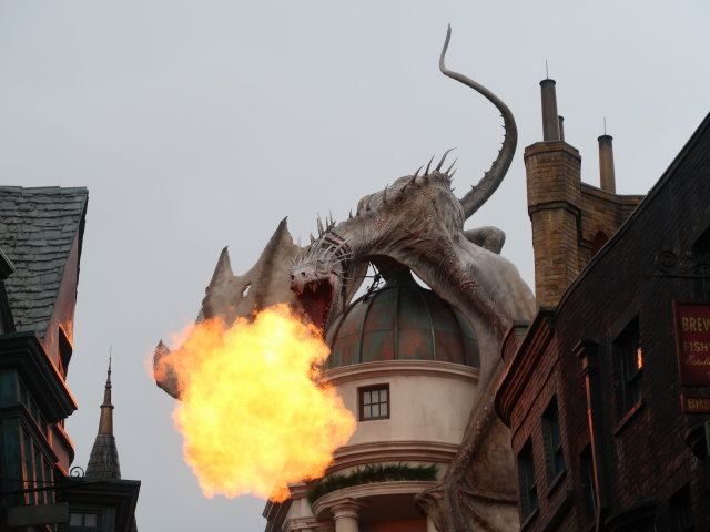 Diagon Alley in den Universal Studios Florida (5. Nov.)