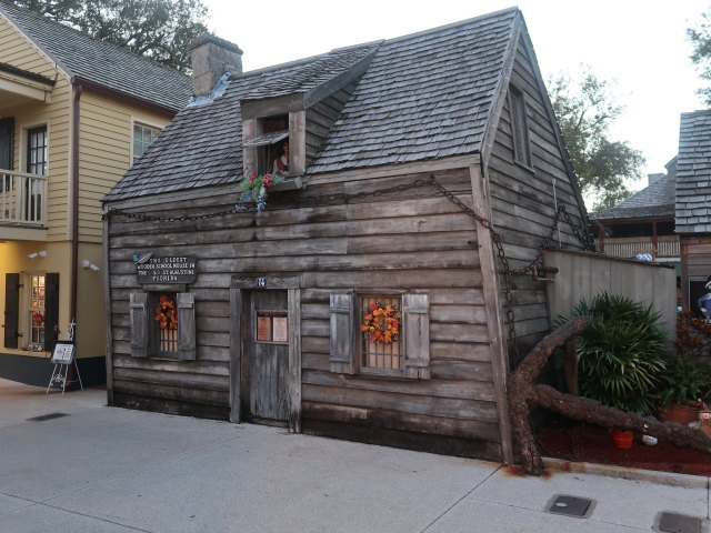 Oldest Wooden Schoolhouse in St. Augustine (6. Nov.)