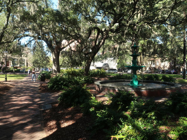 Lafayette Square in Savannah (8. Nov.)