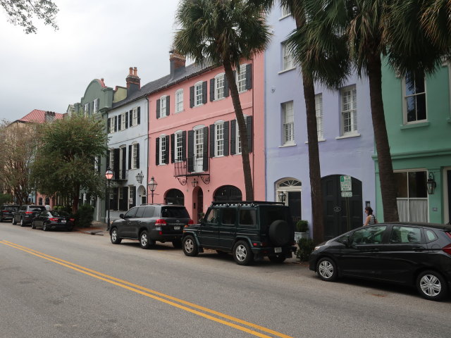 Rainbow Row in Charleston (9. Nov.)