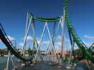 The Incredible Hulk Coaster in Universal's Islands of Adventure (4. Nov.)