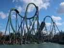 The Incredible Hulk Coaster in Universal's Islands of Adventure (4. Nov.)