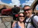 Sabine und ich in Hogsmeade in Universal's Islands of Adventure (4. Nov.)