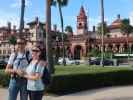 Ich und Sabine beim Flagler College in St. Augustine (6. Nov.)