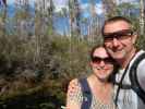 Sabine und ich im Okefenokee Swamp Park (7. Nov.)