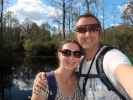 Sabine und ich im Okefenokee Swamp Park (7. Nov.)