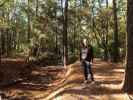 Sabine in der Wormsloe Historic Site (8. Nov.)