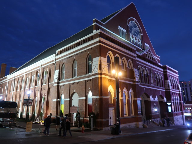 Ryman Auditorium in Nashville (14. Nov.)