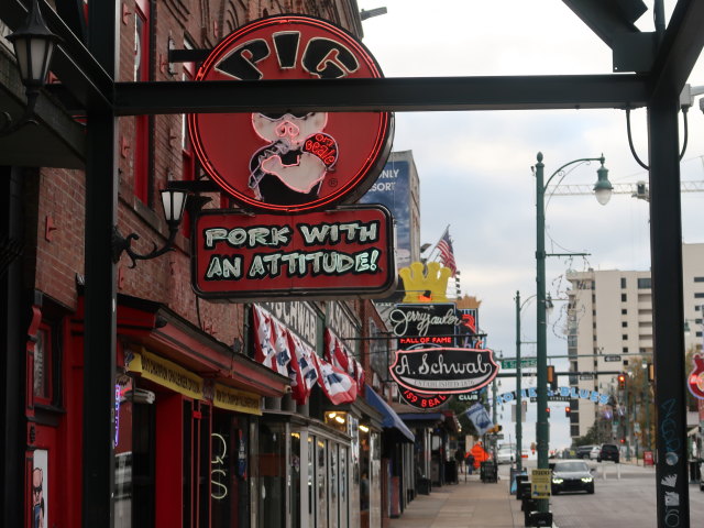 Beale Street in Memphis (15. Nov.)