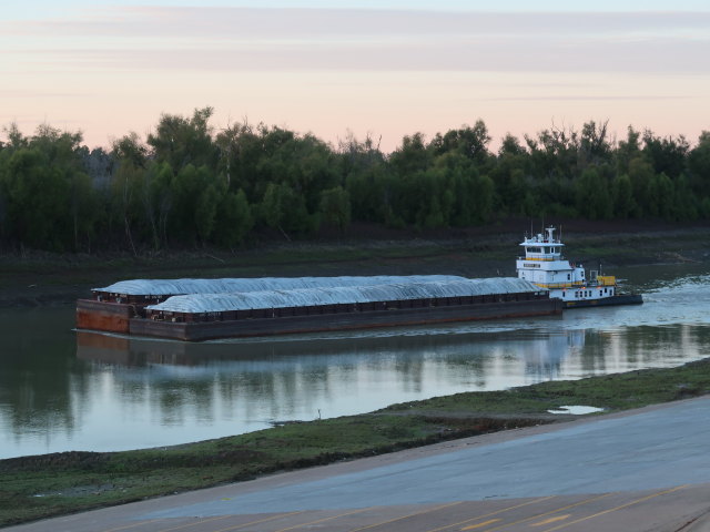 Mississippi River in Vicksburg (16. Nov.)