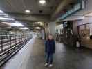 Sabine in der Hamilton E. Holmes Station in Atlanta (11. Nov.)