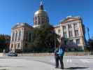 Sabine und ich beim Georgia State Capitol in Atlanta (13. Nov.)