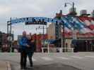 Ich und Sabine in der Beale Street in Memphis (15. Nov.)