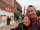 Sabine und ich beim Sun Studio in Memphis (15. Nov.)