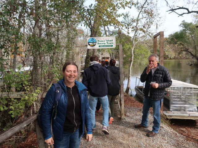 Sabine bei Honey Island Swamp Tours (20. Nov.)